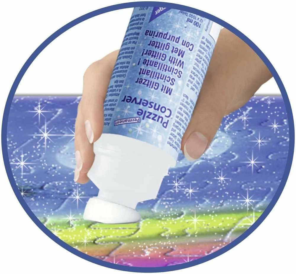 Dėlionė Ravensburger Puzzle Conserver with Glitter - Dėlionių klijai su blizgučiais