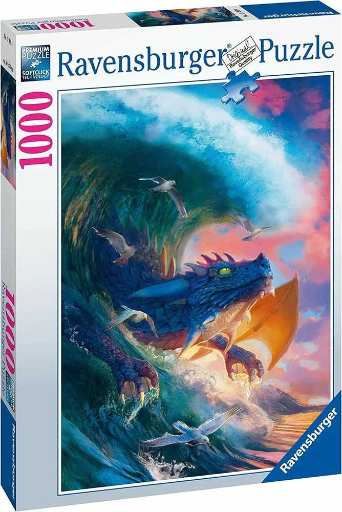 Ravensburger Dėlionė 1000 vnt. - Drakonų lenktynės