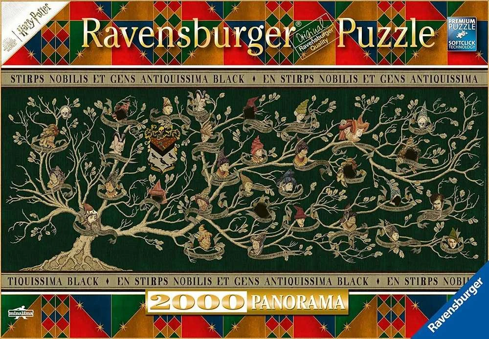 Ravensburger Dėlionė 2000 vnt. - Haris Poteris: šeimos medis