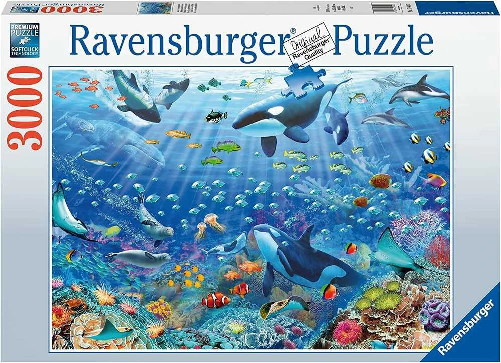 Ravensburger Dėlionė 3000 vnt. - Pramogos po vandeniu
