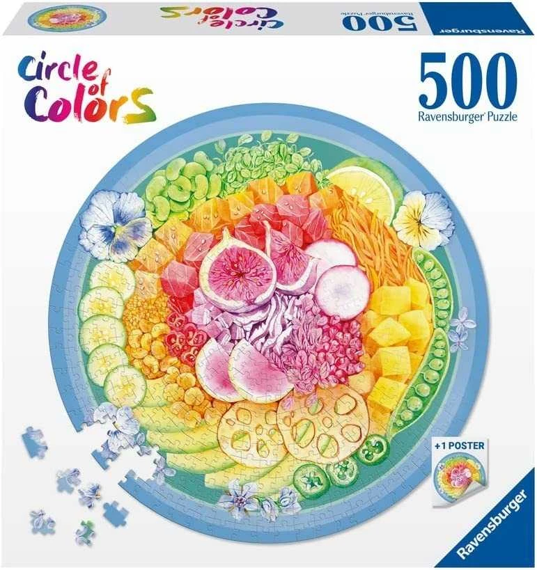 Ravensburger Dėlionė 500 vnt. - Maisto dubenėlis