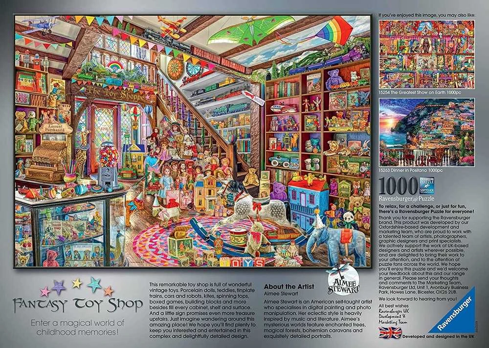 Ravensburger Dėlionė 1000 vnt. - Žaislų parduotuvė