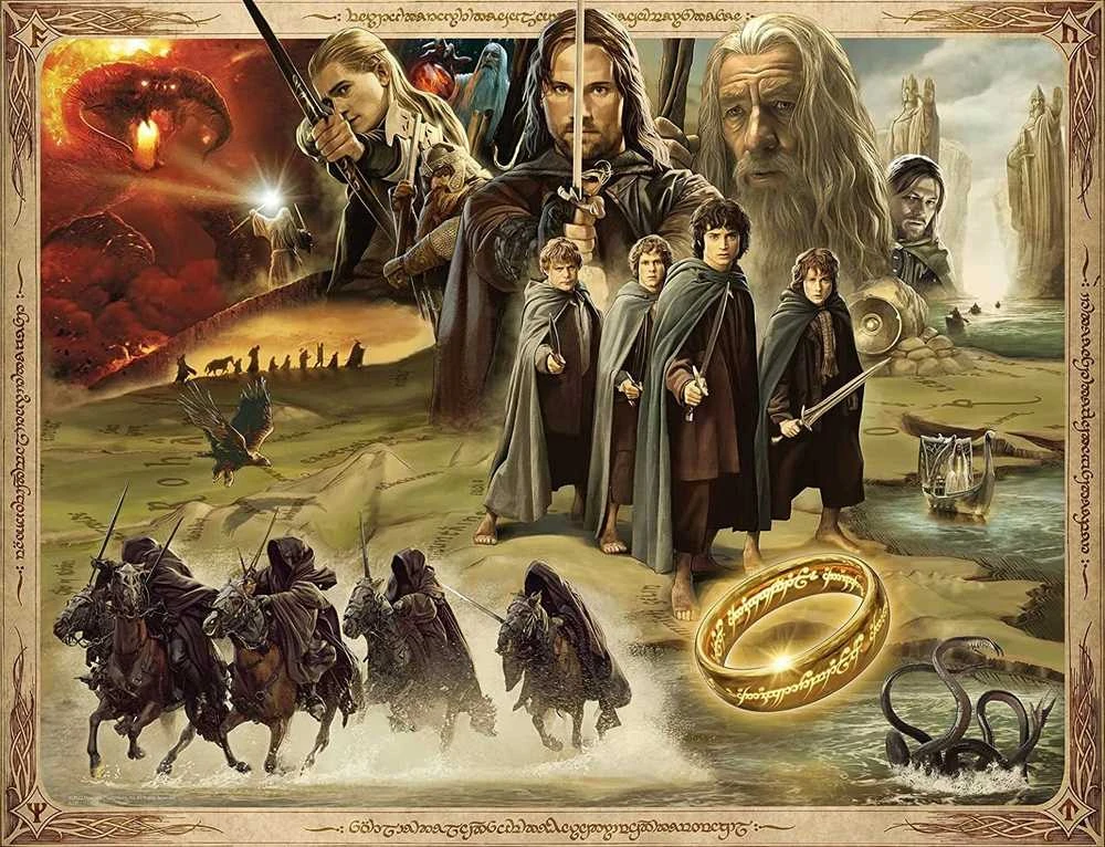 Ravensburger Dėlionė 2000 vnt. - Žiedų valdovas
