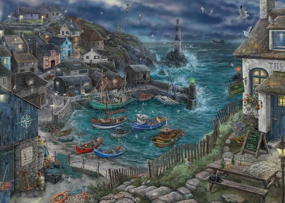 Ravensburger Dėlionė 759 vnt. - Švyturys prie uosto