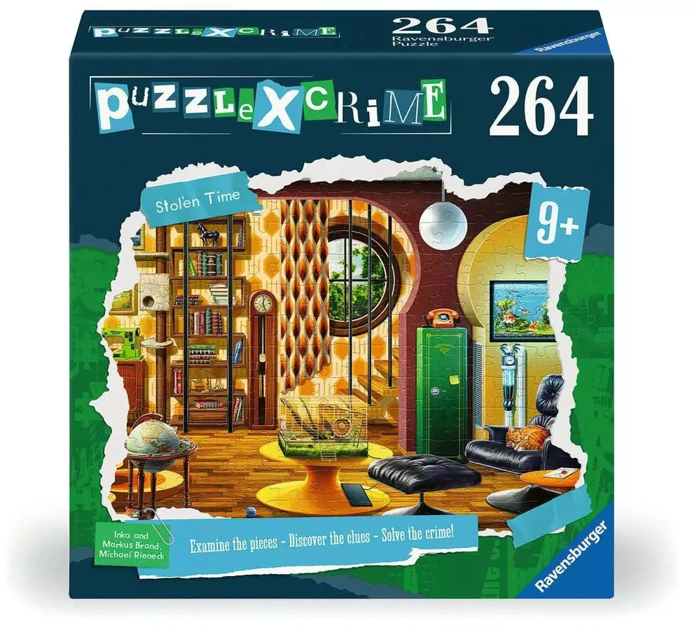 Ravensburger Puzzle X Crime detektyvinė dėlionė „Stolen Time“, 264 det.