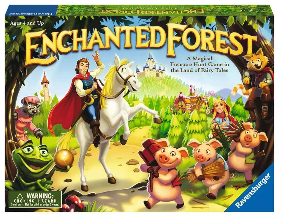 Ravensburger stalo žaidimas „Enchanted Forest“, 2–6 žaid., nuo 4 m.