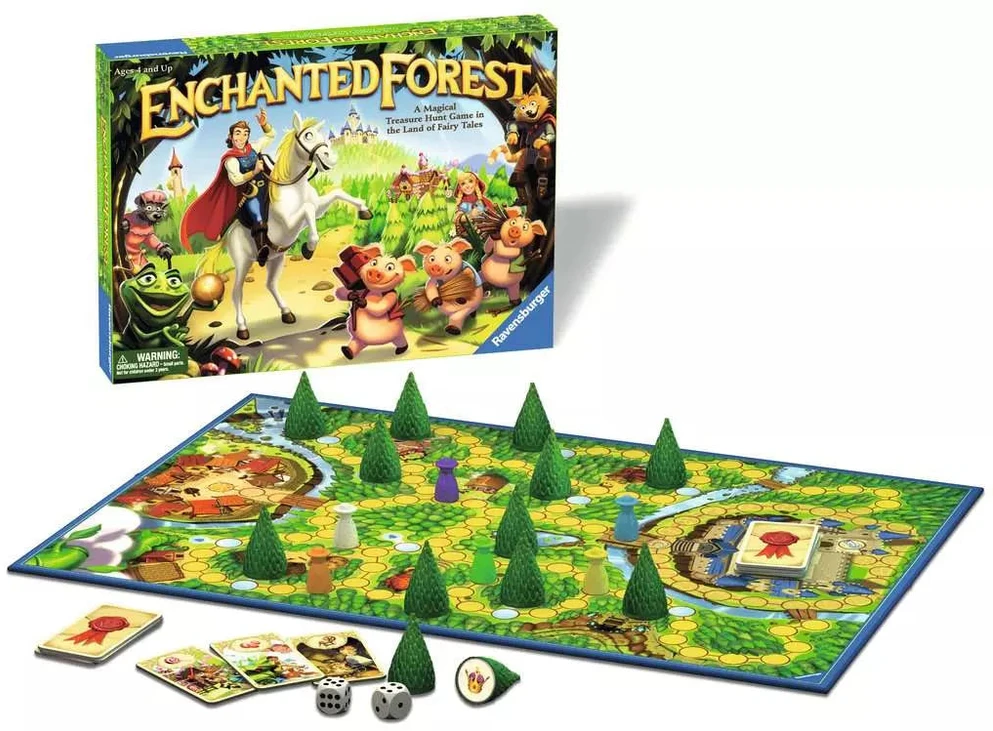 Ravensburger stalo žaidimas „Enchanted Forest“, 2–6 žaid., nuo 4 m.