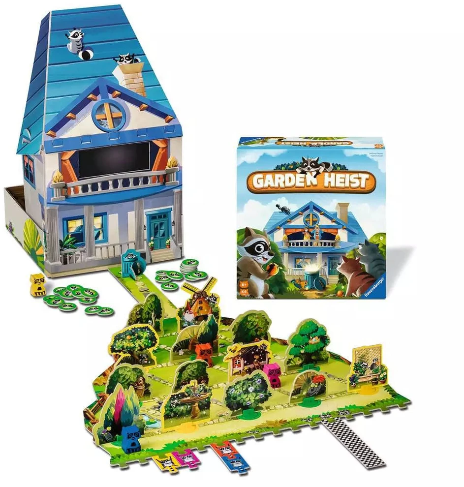 Ravensburger stalo žaidimas „Garden Heist“, 2–4 žaid., nuo 6 m.