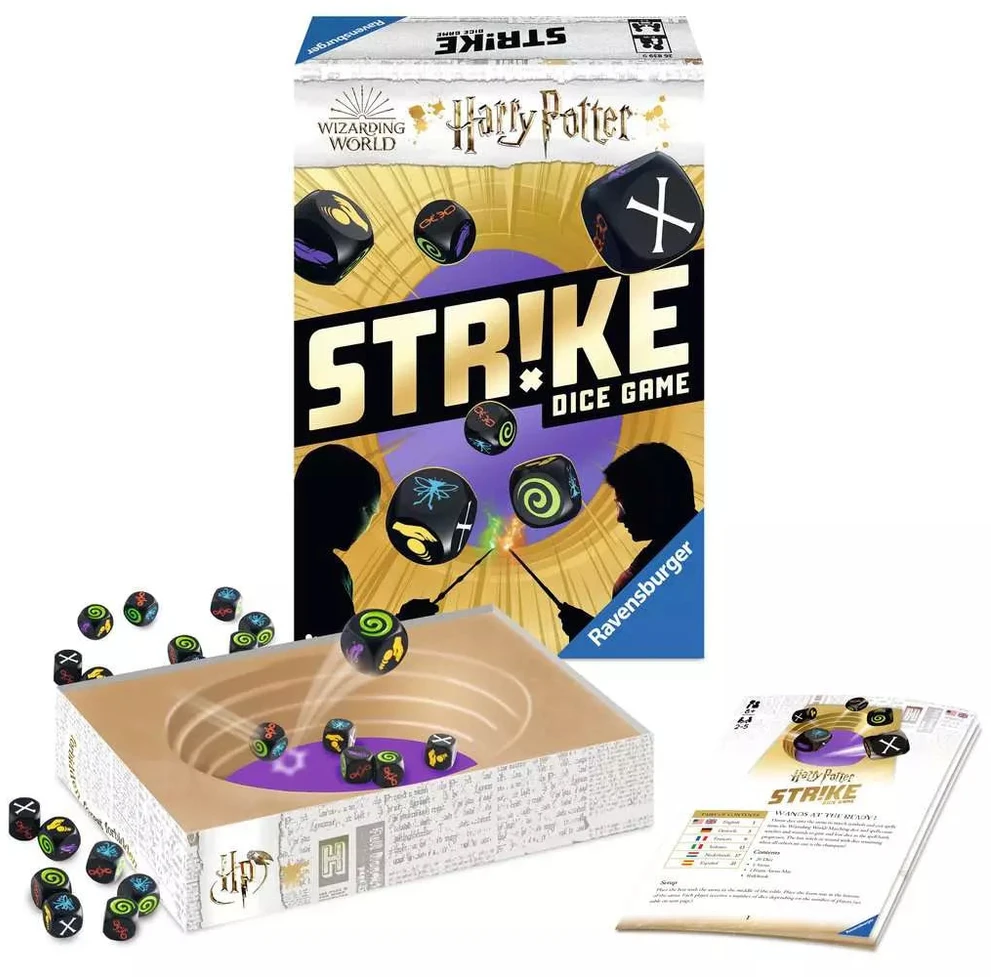 Ravensburger stalo žaidimas „Haris Poteris Strike“, 2–5 žaid., nuo 8 m.
