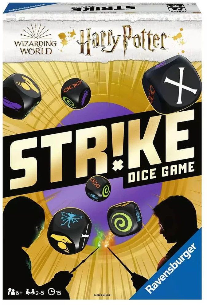 Ravensburger stalo žaidimas „Haris Poteris Strike“, 2–5 žaid., nuo 8 m.