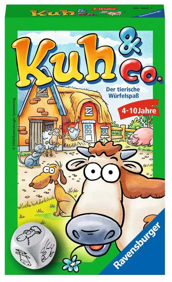 Ravensburger stalo žaidimas „Kuh & Co“, 2–6 žaid., nuo 4 m.