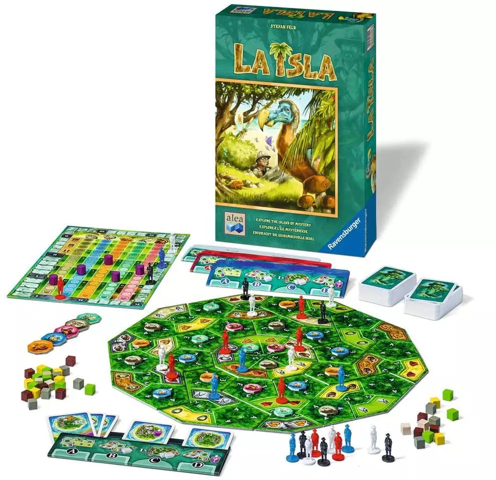 Ravensburger stalo žaidimas „La Isla“, nuo 10 m. (instrukcija anglų ir rusų k.)