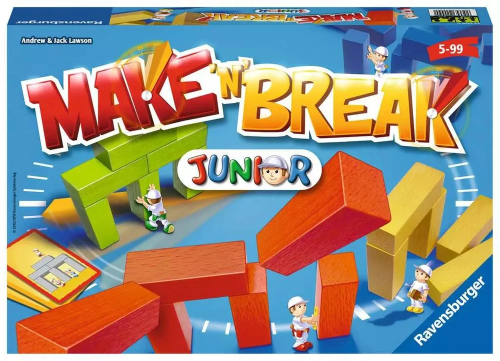 Ravensburger stalo žaidimas „Make 'n' Break Junior“, 2–5 žaid., nuo 5 m.