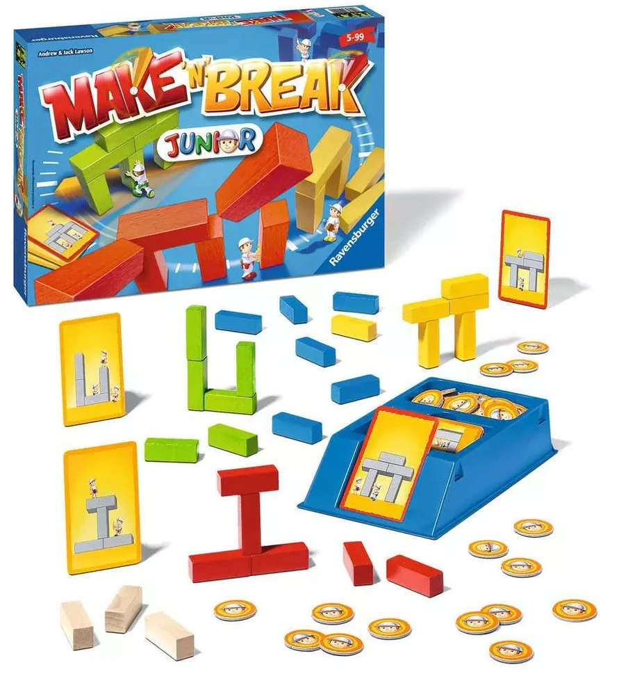 Ravensburger stalo žaidimas „Make 'n' Break Junior“, 2–5 žaid., nuo 5 m.