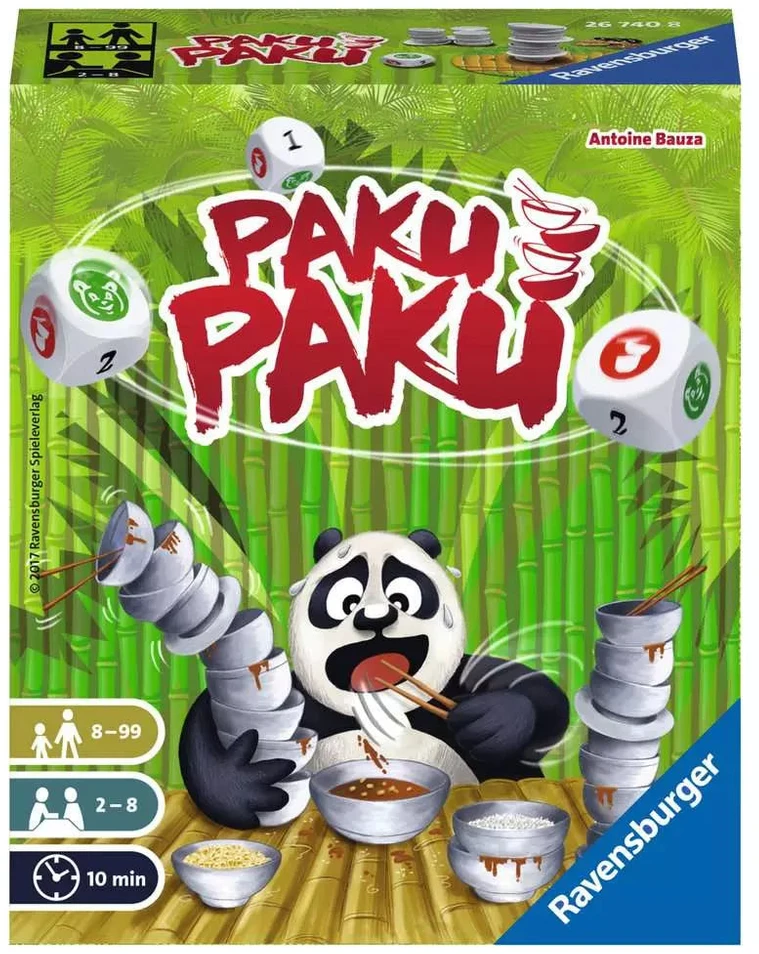 Ravensburger stalo žaidimas „PakuPaku“, 2–8 žaid., nuo 8 m.