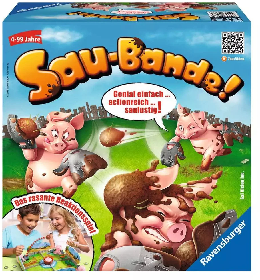 Ravensburger stalo žaidimas „Sau-Bande“, 2–4 žaid., nuo 4 m.