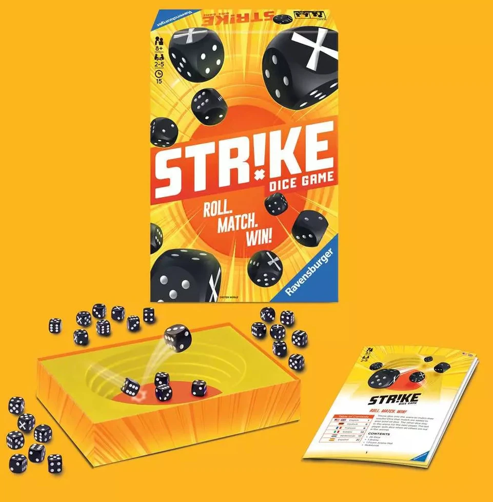 Ravensburger stalo žaidimas „Strike“, 2–5 žaid., nuo 8 m.