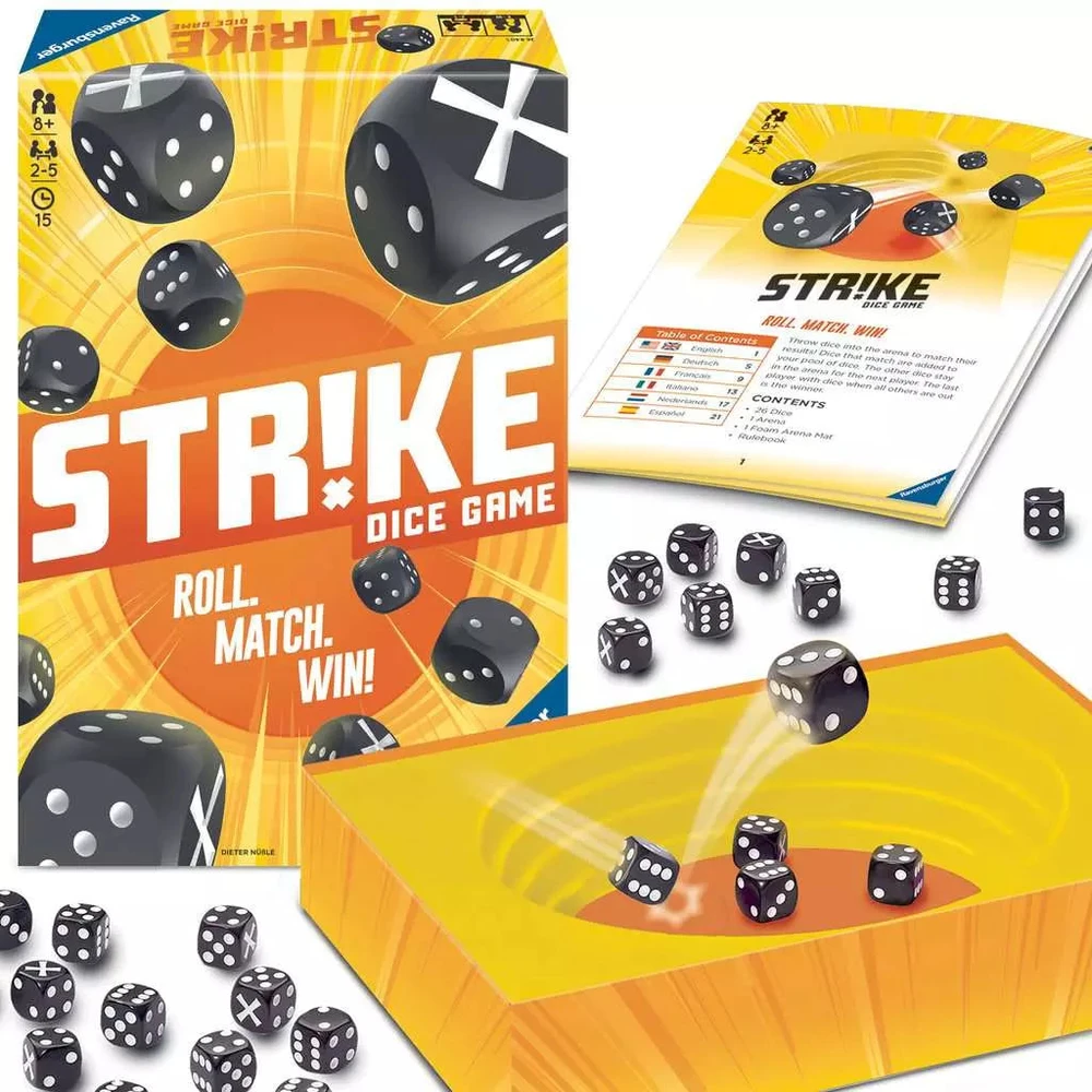 Ravensburger stalo žaidimas „Strike“, 2–5 žaid., nuo 8 m.