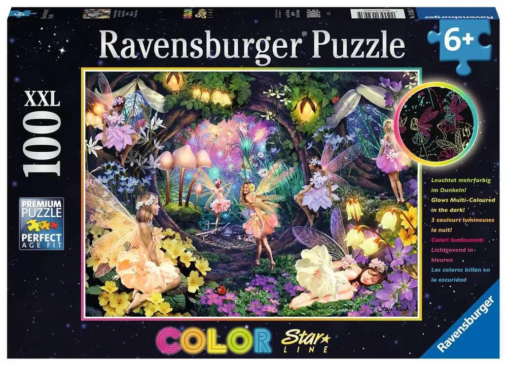 Ravensburger Dėlionė 100 vnt. - Pasakų sodas