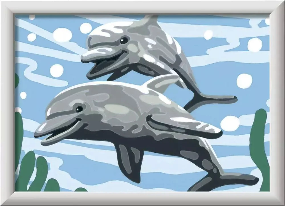 Ravensburger tapyba pagal skaičius „Delfinų būrys“, nuo 7 m.