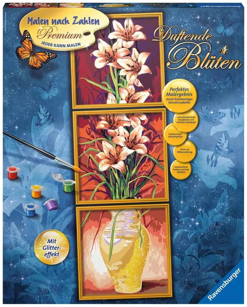 Ravensburger tapyba pagal skaičius „Žiedų kvapas“, 80×50 cm