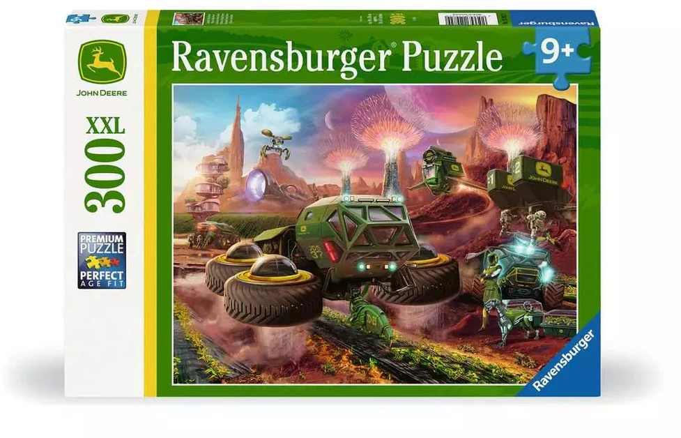 Ravensburger XXL dėlionė „John Deere ateitis“, 300 det., nuo 9 m.