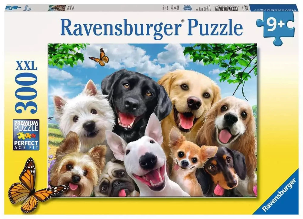 Ravensburger Dėlionė 300 vnt. - Laimingi šunys