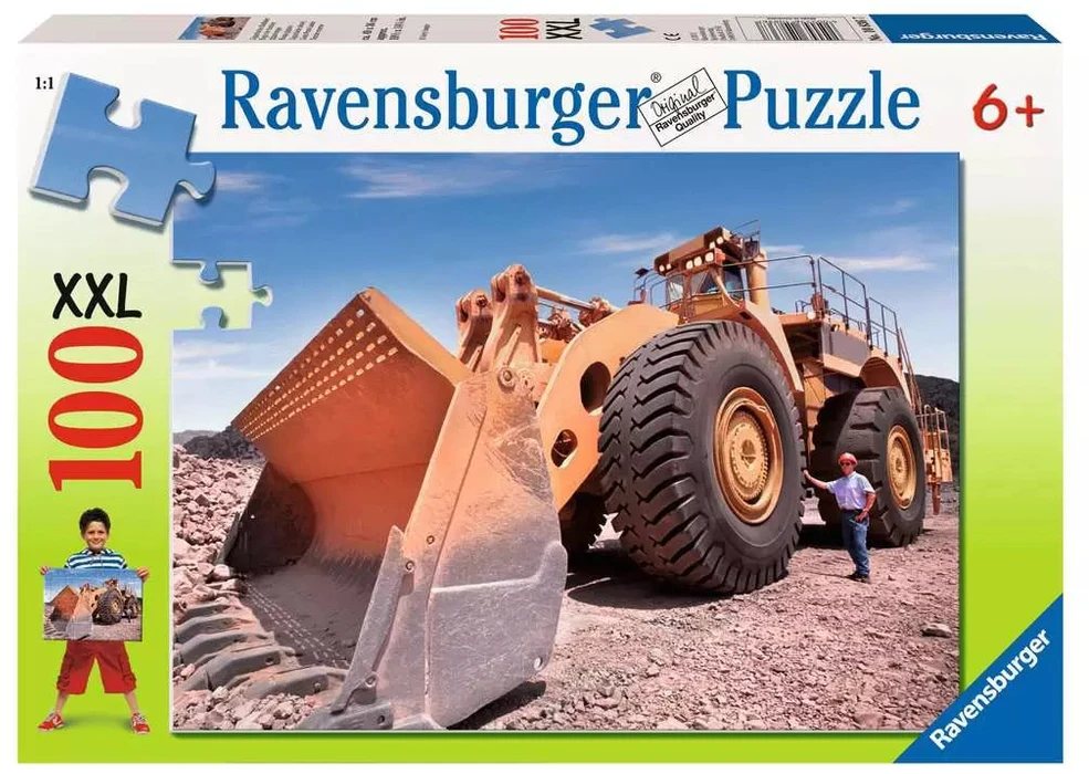 Ravensburger XXL dėlionė „Traktorius“, 100 det., nuo 6 m.