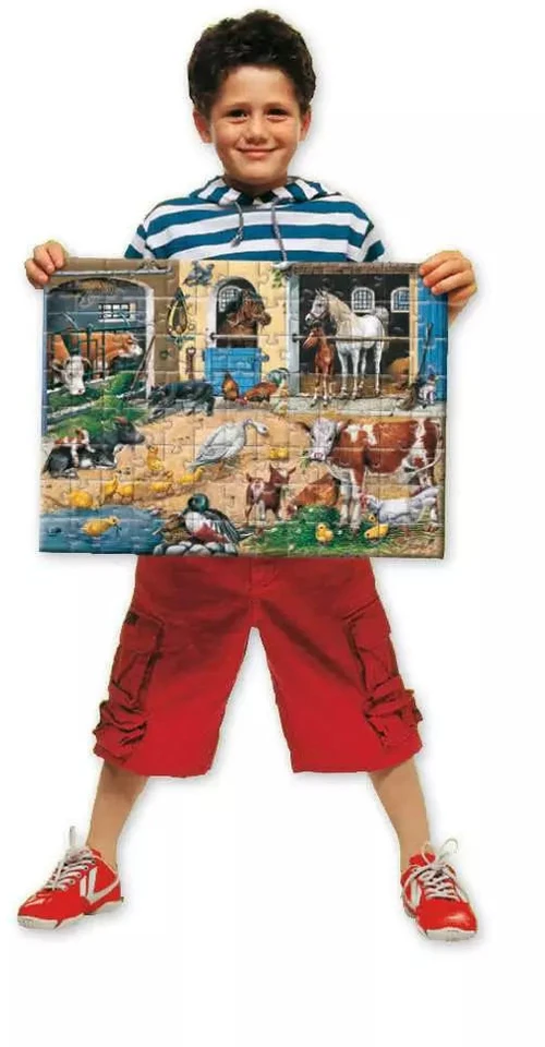 Ravensburger XXL dėlionė „Ūkis“, 100 det., nuo 6 m.