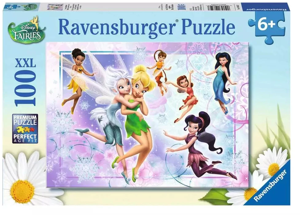 Ravensburger XXL dėlionė „Žiemos fėjos“, 100 det., nuo 6 m.
