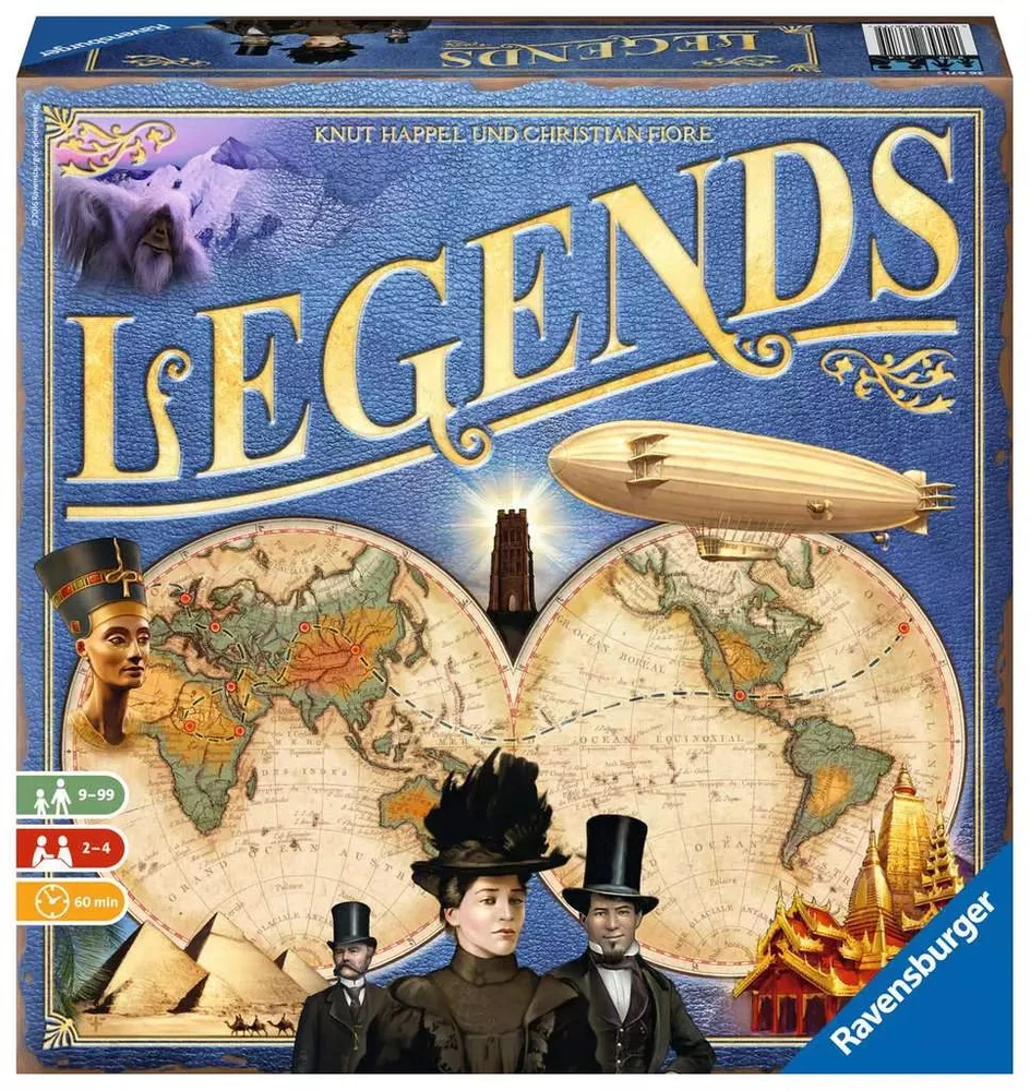 Ravensburger žaidimas „Legends“, nuo 9 m. (instrukcija vokiečių ir latvių k.)