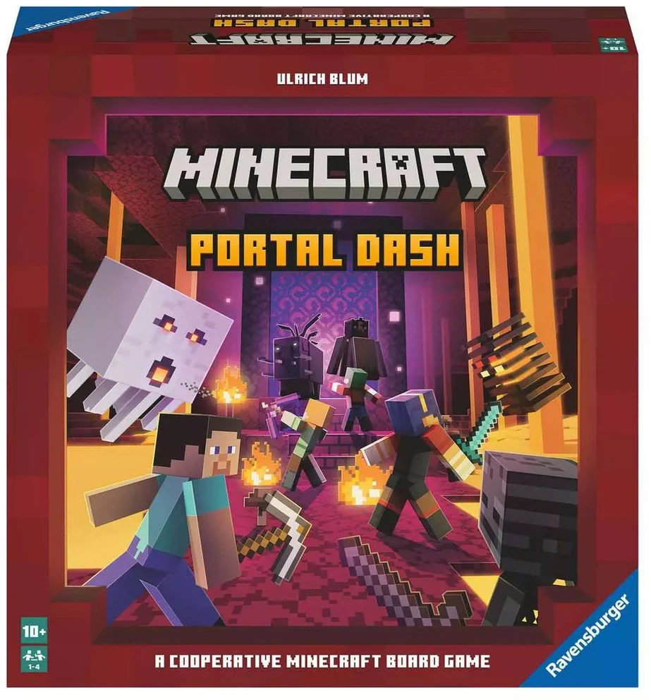 Ravensburger žaidimas „Minecraft Portal Dash“, nuo 10 m. (instrukcija anglų k.)