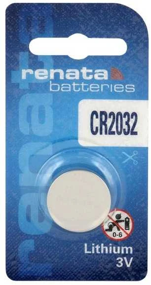 Renata CR2032 baterijos 1 vnt.
