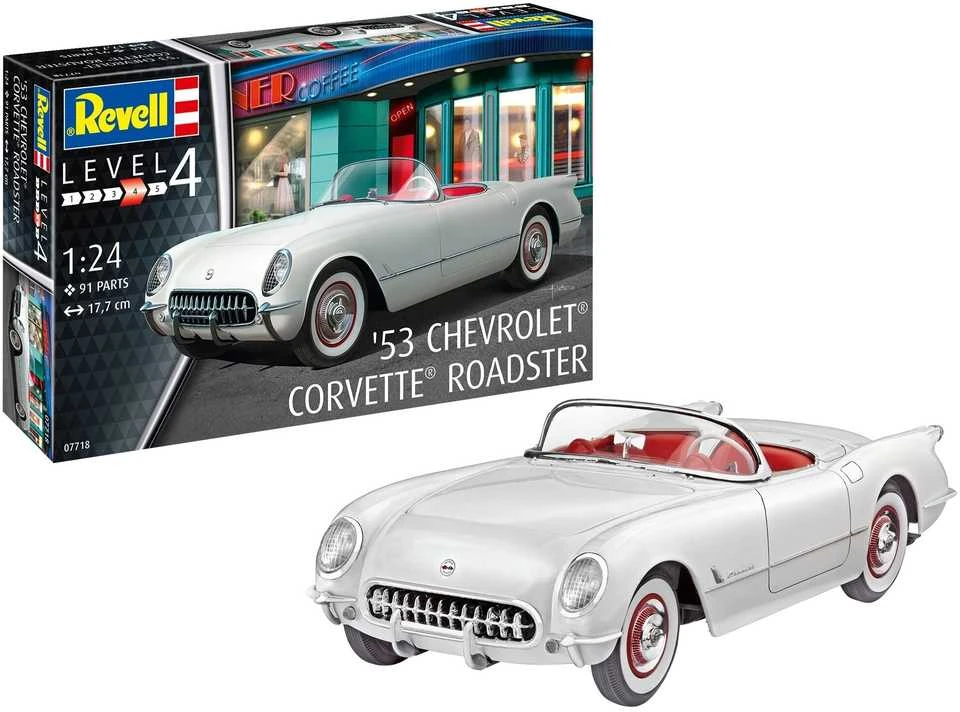 Revell 1953 Corvette Roadster 1/24 plastikinis surinkimo rinkinys