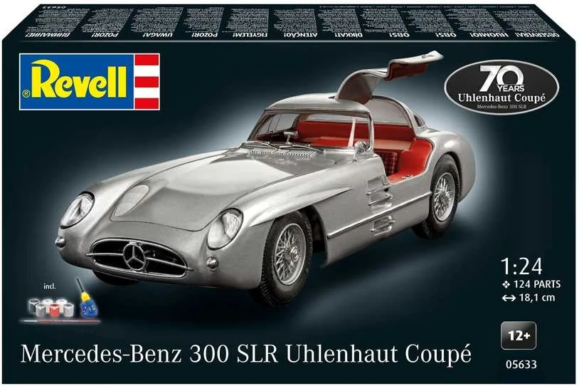 Revell Dovanų rinkinys modeliuotojams: Mercedes-Benz 300 SLR 1/24