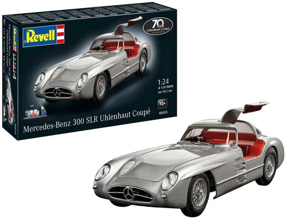 Revell Dovanų rinkinys modeliuotojams: Mercedes-Benz 300 SLR 1/24