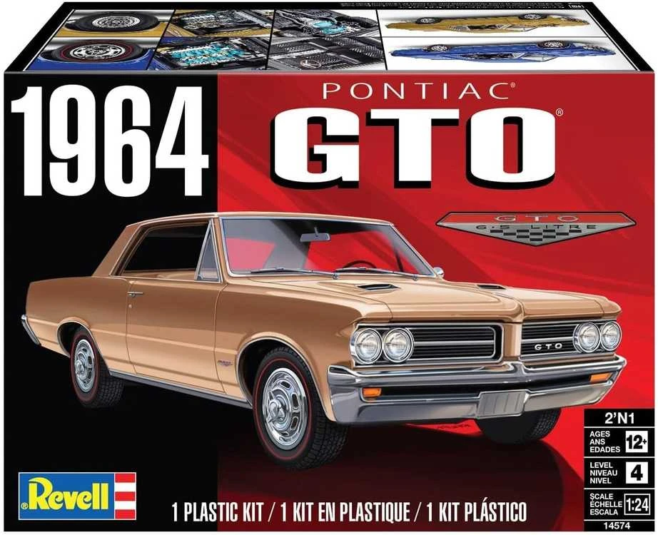 Revell 1964 Pontiac GTO 1:24 plastikinis surinkimo rinkinys