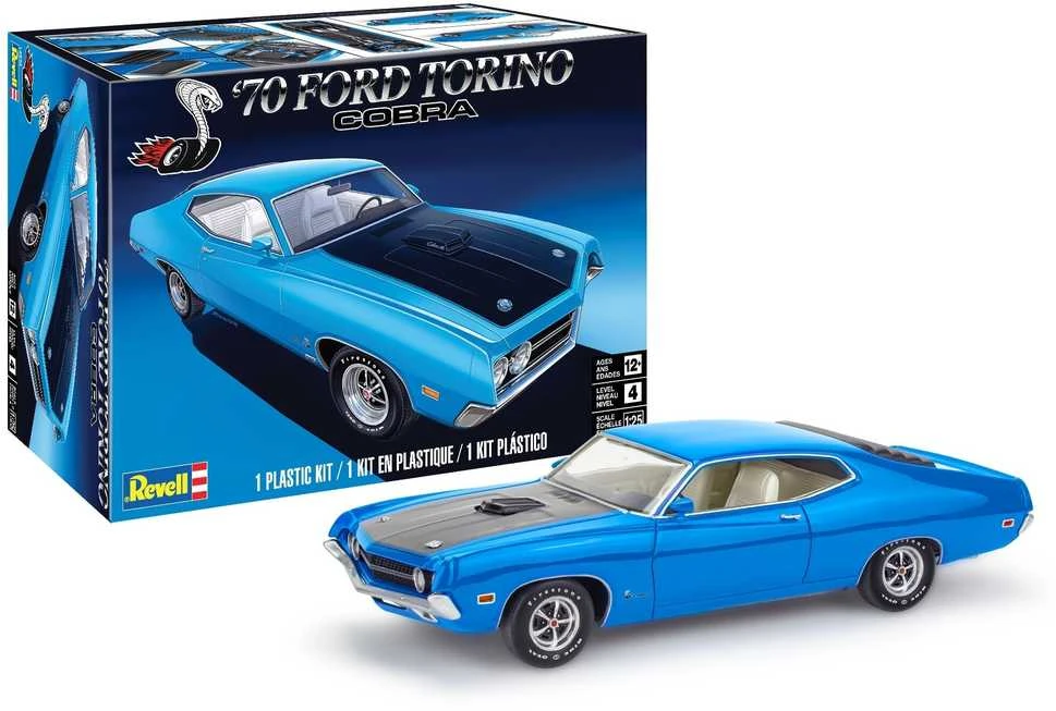 Revell 1970 Ford Torino Cobra surenkamas modelis 1:25