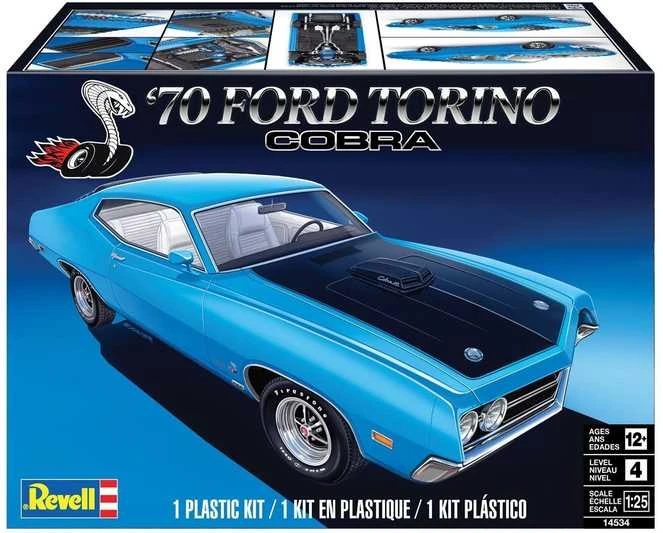 Revell 1970 Ford Torino Cobra surenkamas modelis 1:25