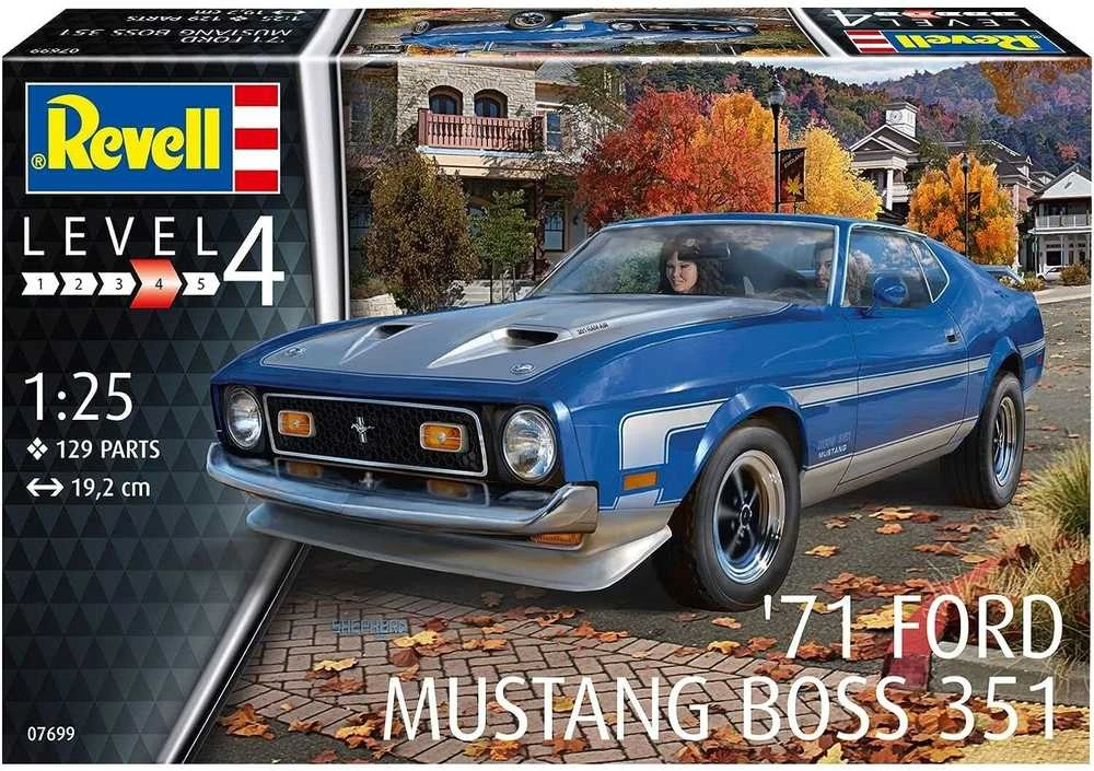 Revell – ‘71 Mustang Boss 351, 1/25, 07699