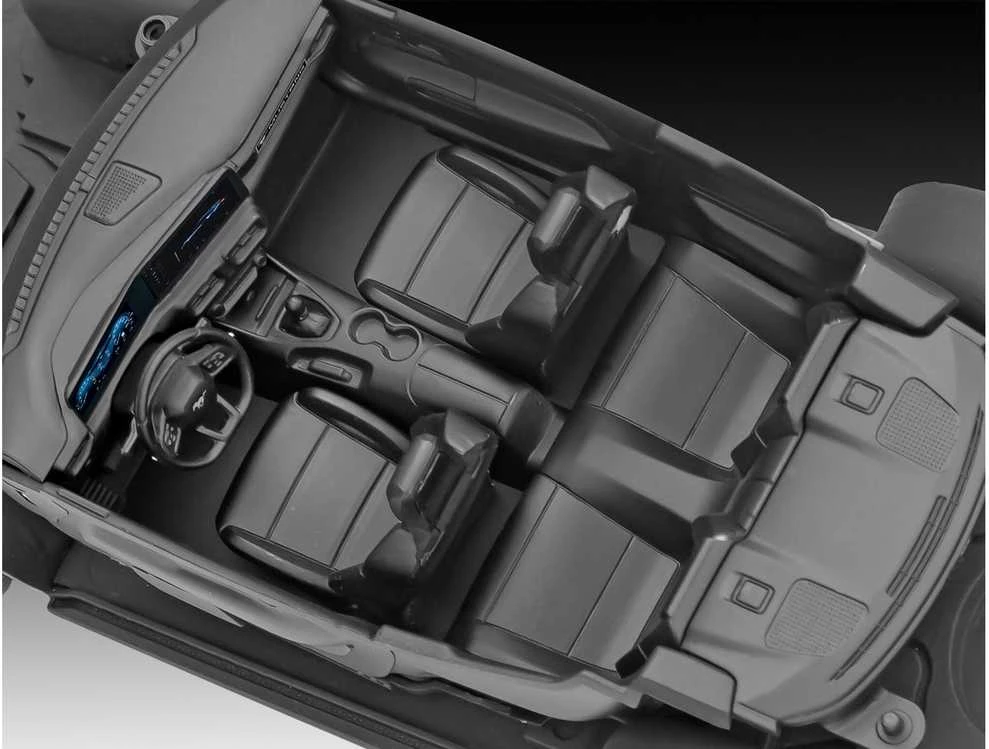 Revell 2024 Ford Mustang GT 1/25 plastikinis modelis Click System