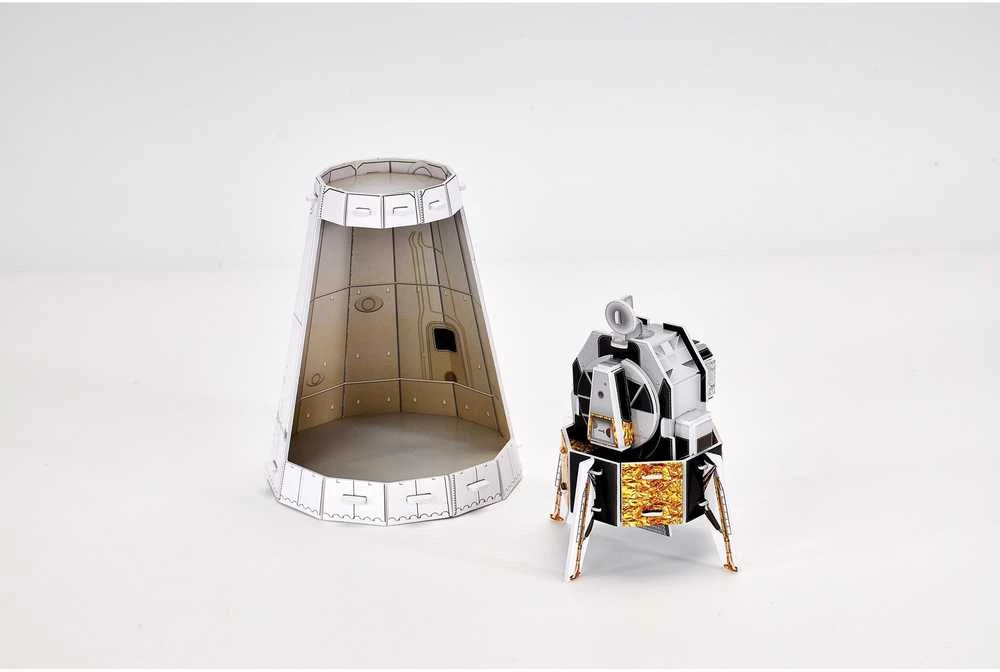 Revell 3D dėlionė Apollo 11 Saturn V raketa, 136 det., 81,5 cm, 8+