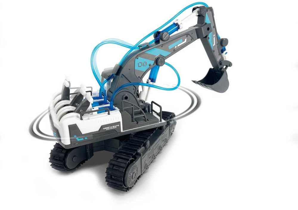 Revell ekskavatoriaus modelis su hidrauline sistema
