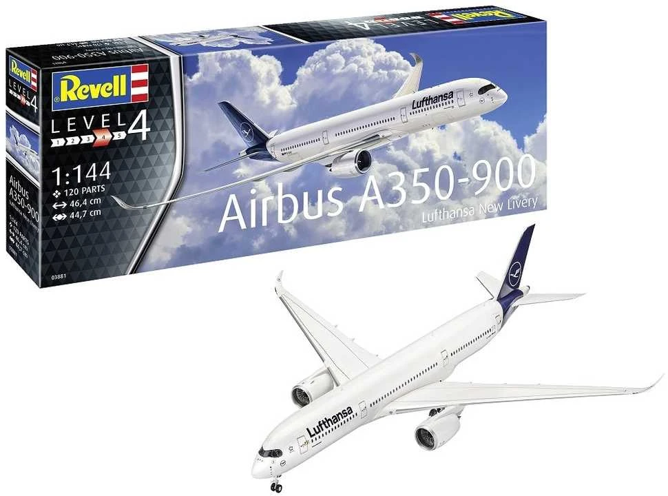 Revell – Airbus A350-900 Lufthansa New Livery, 1/144, 03881