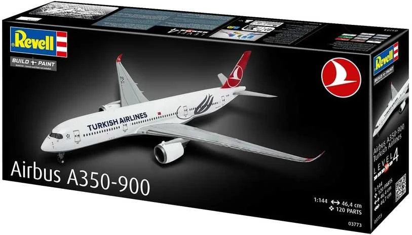 Revell Airbus A350-900 Turkish Airlines 1/144 plastikinis lėktuvo modelis