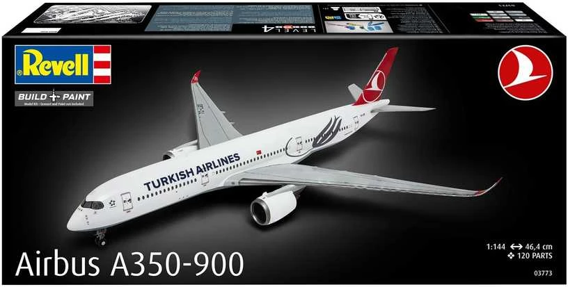 Revell Airbus A350-900 Turkish Airlines 1/144 plastikinis lėktuvo modelis