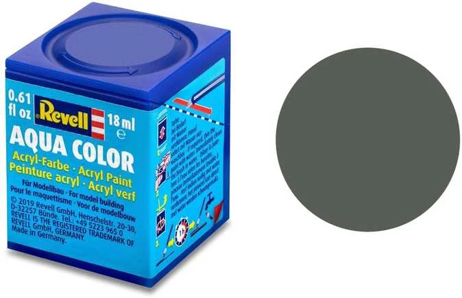 Revell dažai akriliniai aqua color žali pilki