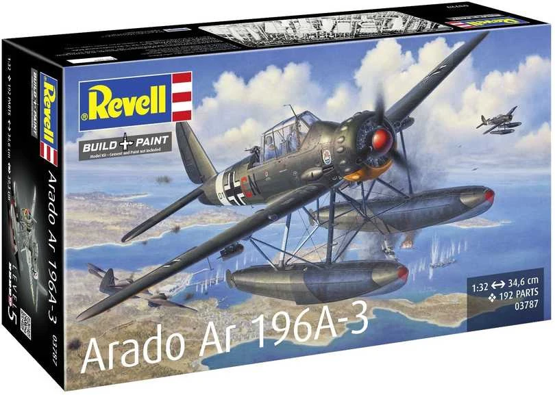 Revell Arado Ar 196A-3 hidroplanas 1/32 – plastikinis surinkimo rinkinys