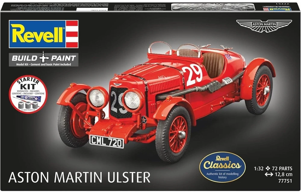 Revell Aston Martin Ulster surenkamo modelio dovanų rinkinys 1:32