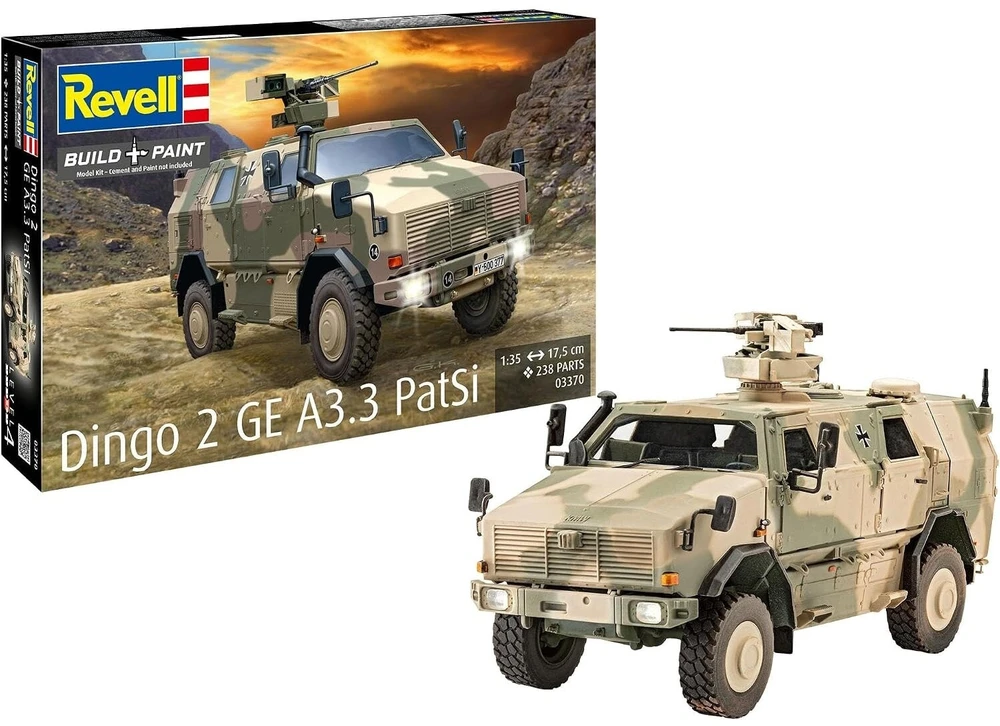 Revell ATF Dingo 2 GE A3.3 1:35 plastikinis surenkamas modelis